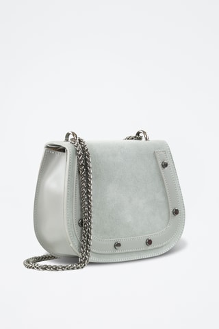 Bolso de piel Amparo - Gris