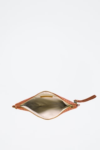 Cartera de piel Catarina - Marrón