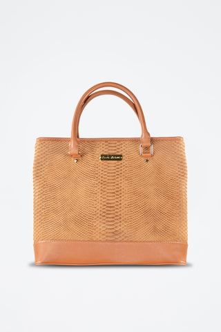 Bolso de piel Melissa - Marrón