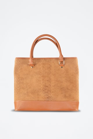 Bolso de piel Melissa - Marrón