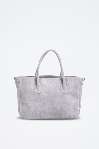 Bolso de piel Carmina - Gris