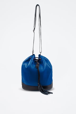 Bolso de piel Gaby - Azul