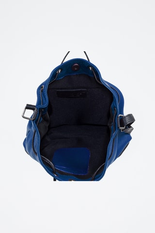 Bolso de piel Gaby - Azul