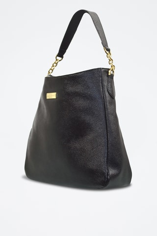 Bolso de piel Natacha - Negro