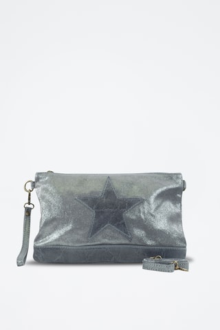 Bolso de mano de nobuk Floriane - Gris