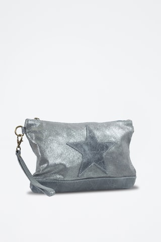 Bolso de mano de nobuk Floriane - Gris