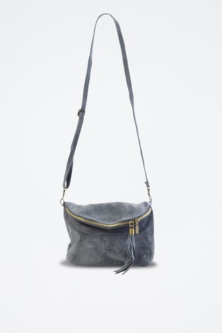 Bandolera de nobuk Juliette - Gris
