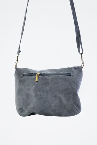 Bandolera de nobuk Juliette - Gris