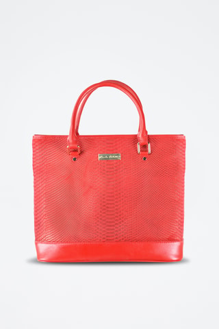 Bolso de piel Melissa - Rojo