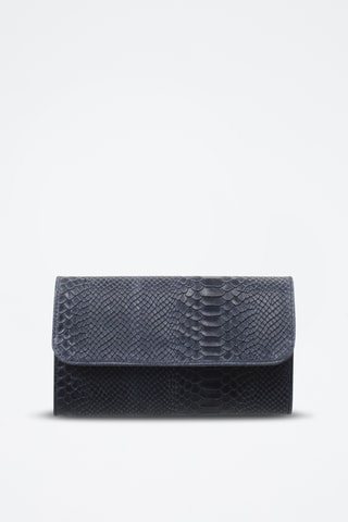 Bolso de mano de piel Aristote - Azul