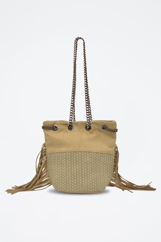 Bolso de piel Lauren - Beige