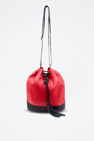 Bolso de piel Gaby - Rojo