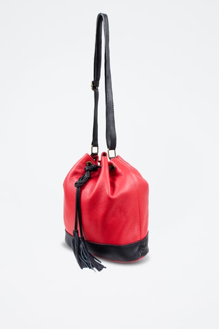 Bolso de piel Gaby - Rojo