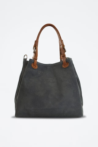 Bolso de piel Hermione - Gris