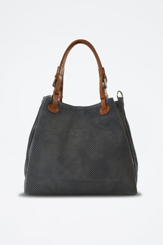 Bolso de piel Hermione - Gris