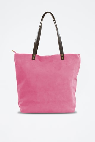 Bolso de piel Sharon - Rosa