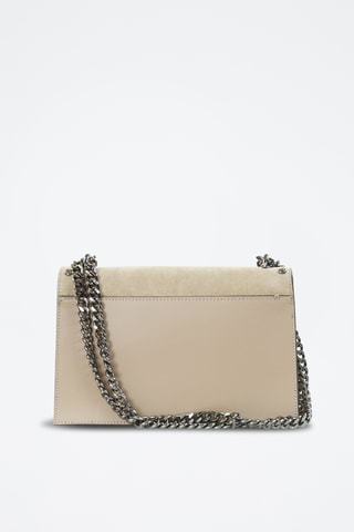 Bolso de piel Amandine - Topo
