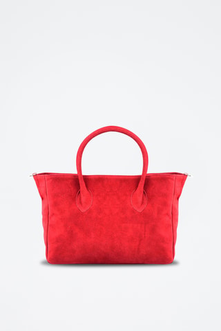 Bolso de piel Carmina - Rojo