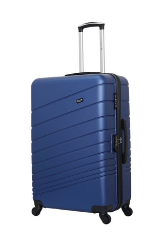 Maleta grande Tigre - 75 cm  - Azul marino y negro