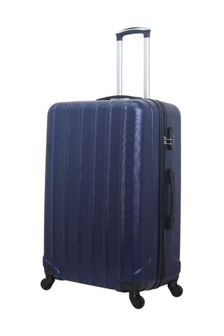 Maleta grande Himalaya - 75 cm - Plateado, azul y negro