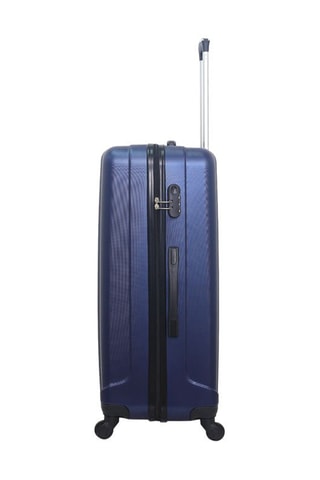 Maleta grande Himalaya - 75 cm - Plateado, azul y negro