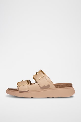 Mules en cuir - Beige