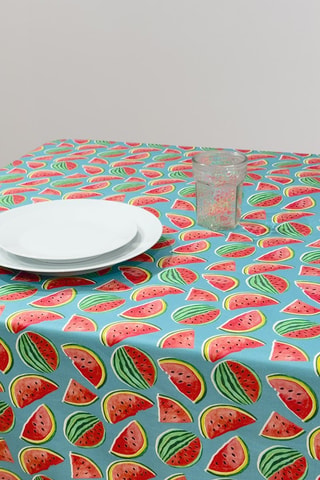 Nappe Kent Water Melon - Vert et rouge