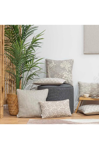 2 housses de coussin Astra - Gris - 50 x 50 cm
