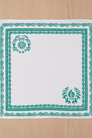 4 serviettes de table Mosaic - Vert