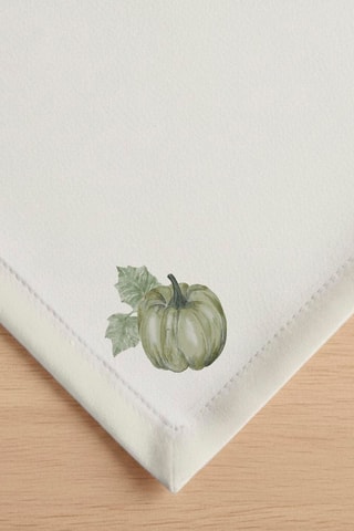 4 serviettes de table Pumkin - Blanc
