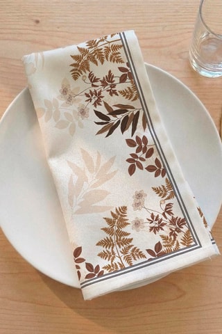 4 serviettes de table Sienna - Beige