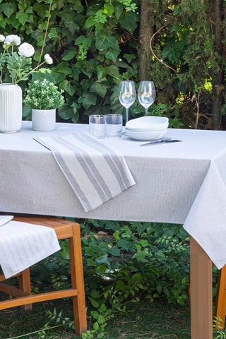 Nappe rectangulaire Versailles - Gris