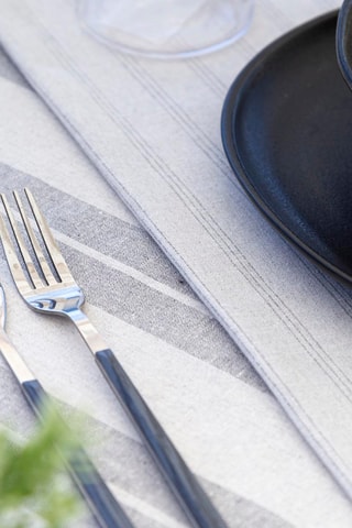 Nappe rectangulaire Chantilly - Gris