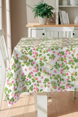 Nappe antitache rectangulaire Flowers - Vert