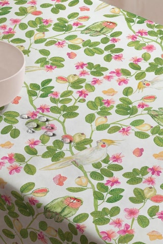 Nappe antitache rectangulaire Flowers - Vert