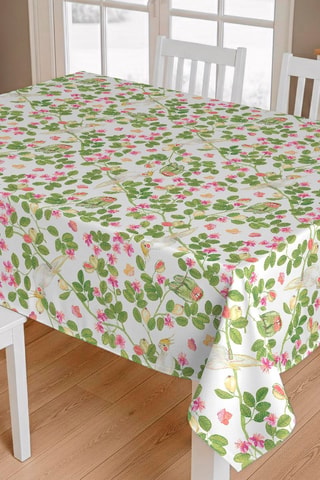Nappe antitache rectangulaire Flowers - Vert