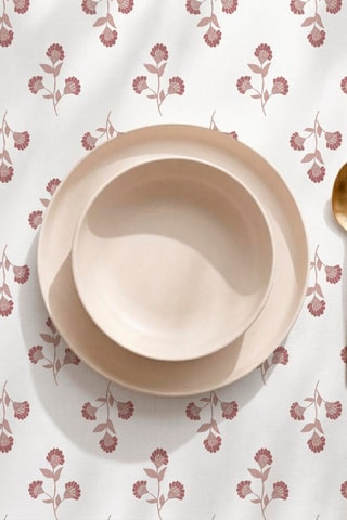 Nappe rectangulaire Haye - Blanc