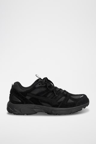 Nubuck Sneakers - Zwart