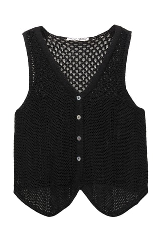 Mouwloos Vest - Zwart