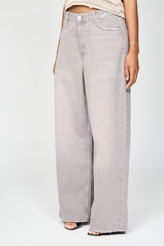 Jeans wide legs - Grijs