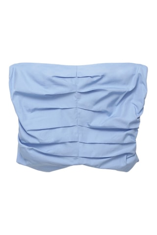 Bustier crop top - Hemelsblauw