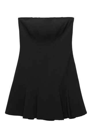 Strapless Jurk - Zwart