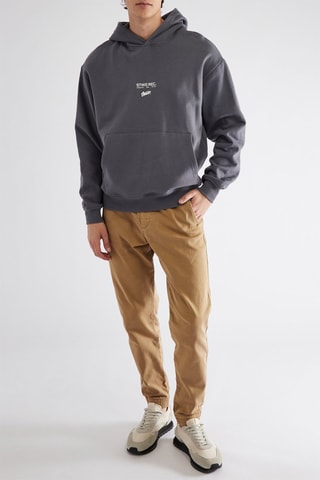 Sweater met Capuchon - Indigoblauw