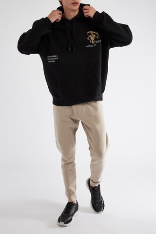 Sweater met Capuchon - Zwart