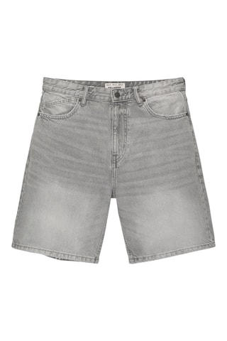 Jeansbermuda - Grijs