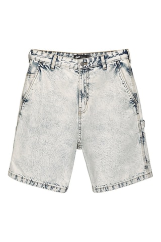 Jeansbermuda - Blauw