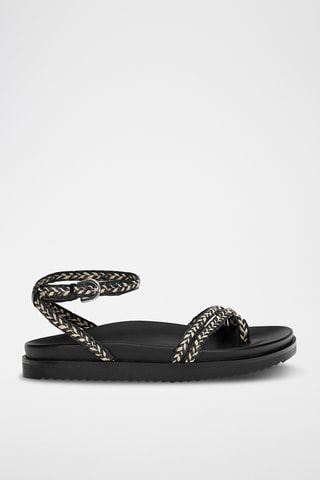 Platform Sandalen - Zwart