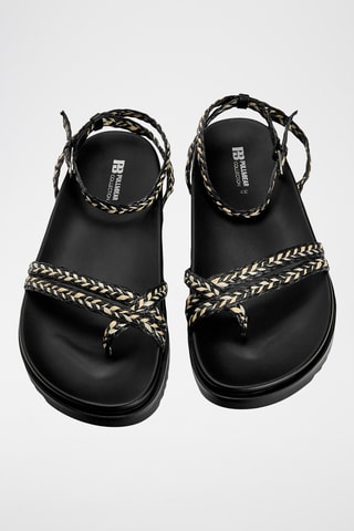 Platform Sandalen - Zwart