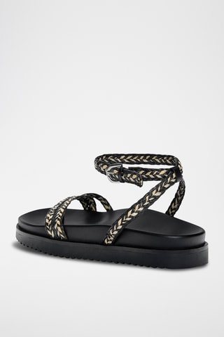 Platform Sandalen - Zwart