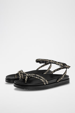 Platform Sandalen - Zwart